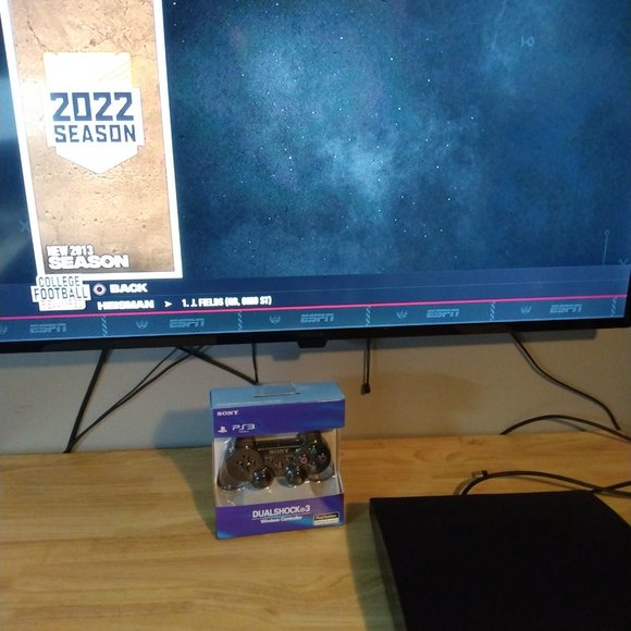 PS3 w/ NCAA Football 14 Revamped + Playoffs Tool + Controller + FREE SHIPPING - Picture 5 of 16